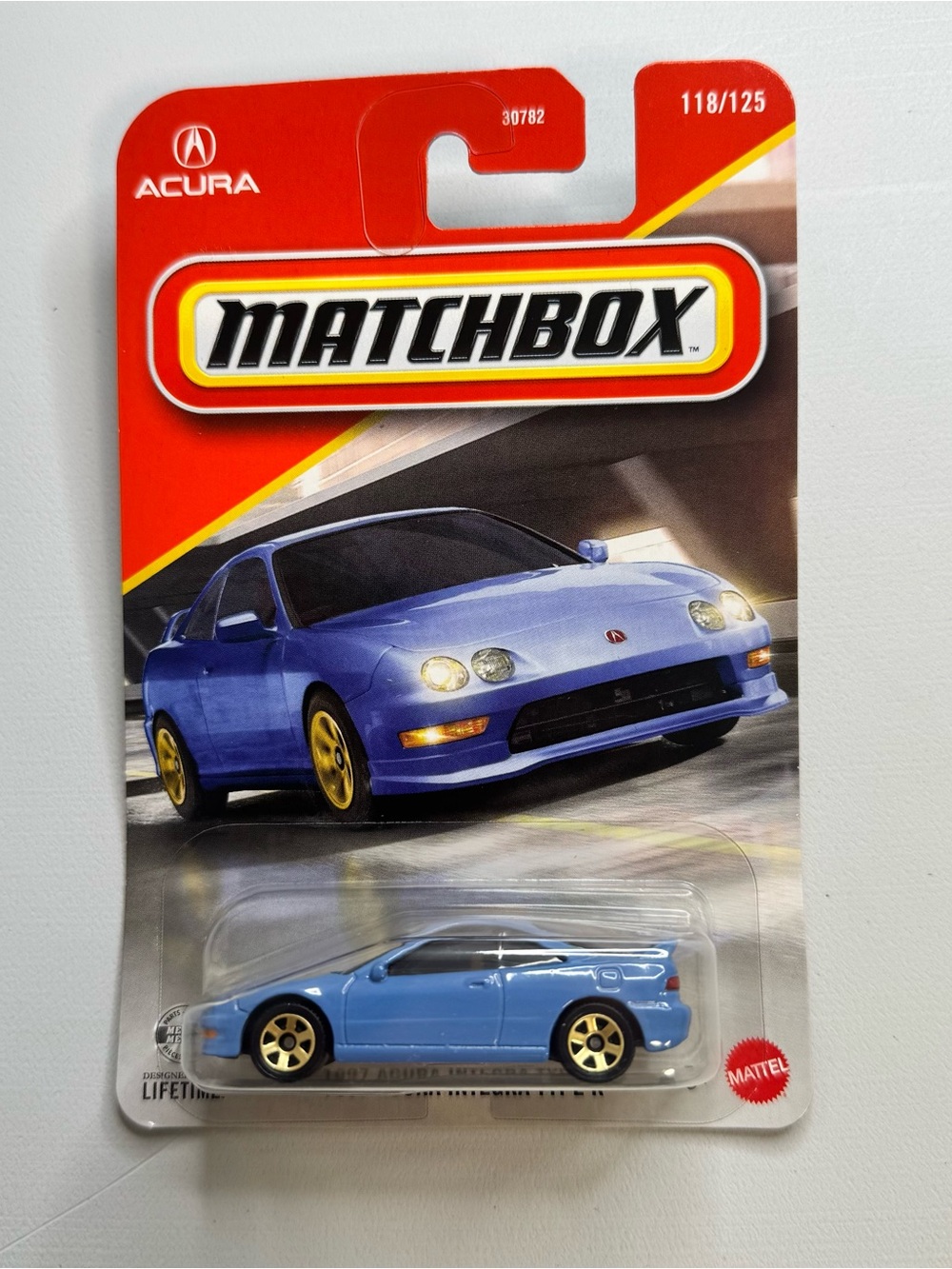 Matchbox 1997 Acura Integra Type R Blue